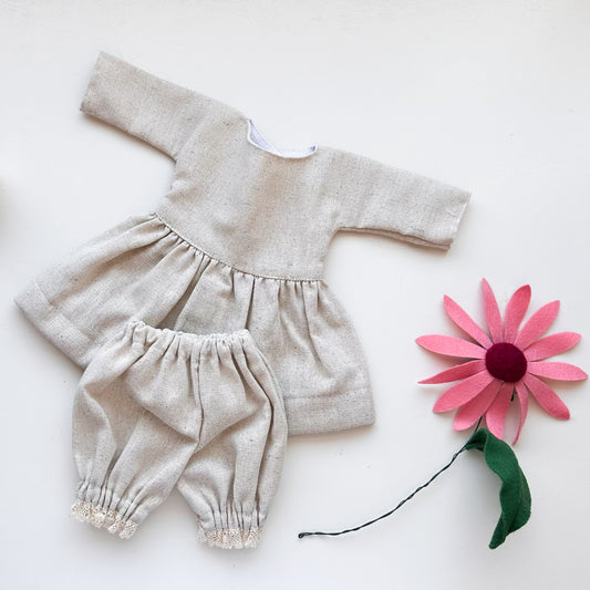 Spring Party Dress Kit - Beige Linen